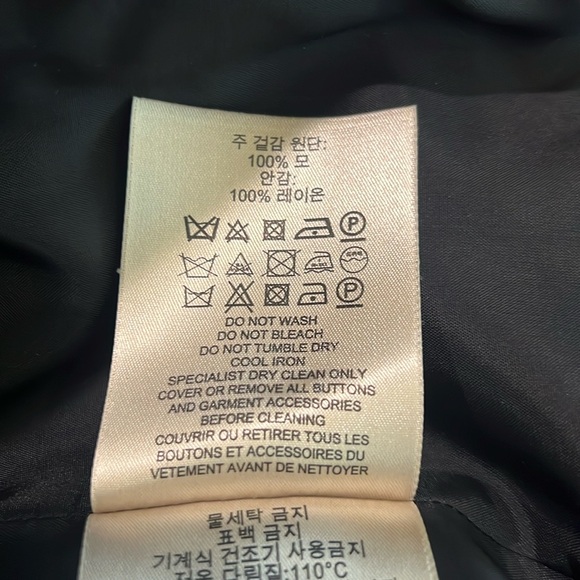 Burberry Brit Black and Red Plaid Wool Tweed Coat - Picture 14 of 16